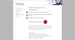 Desktop Screenshot of hamburg.advonaut.de