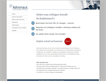 Tablet Screenshot of hamburg.advonaut.de