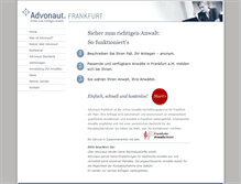 Tablet Screenshot of frankfurt.advonaut.de